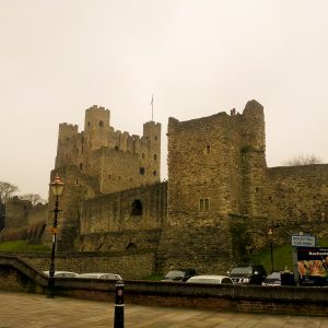 The exterior of the castle