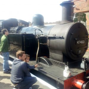 Little Boys And Steam Trains