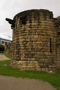 Part of old Newcastle's defenses