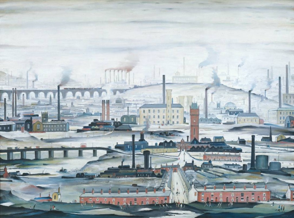 Industrial Landscape (1955) by L. S. Lowry