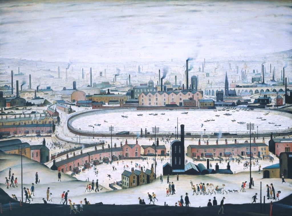 The Pond (1950) by L. S. Lowry