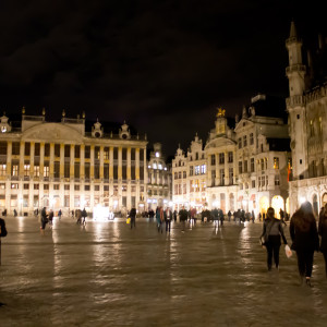 Grand Place At Night