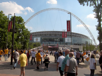 The approach to Wembley