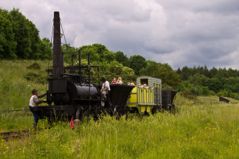 Readying Steam Elephant for the return run