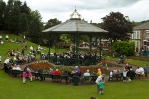 This once stood in Saltwell Park, and today hosts brass bands at Beamish