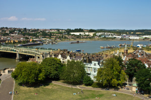 Looking over Medway