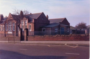 An undated view of the infants, seen from Whitehall Road
