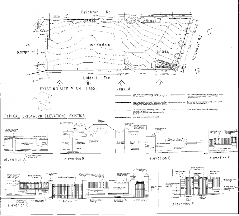 Post Demoltion Wall Elevations