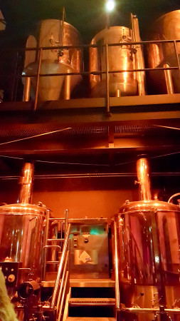 Brewing equipment at the Old Brewery, Greenwich