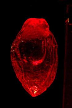 Pulsating red blob