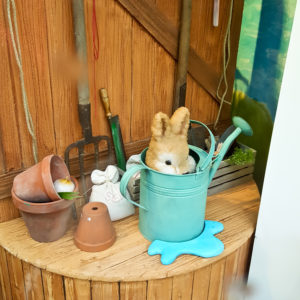 Bunny In A Watering Can