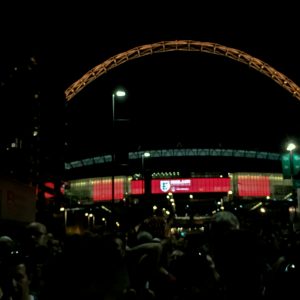 Leaving Wembley