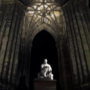 Scott Monument At Night