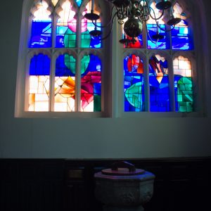 Stained Glass Font