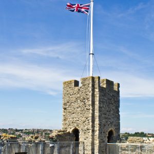 Flag On The Tower