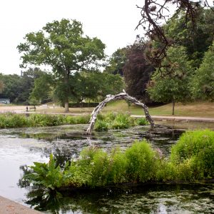 Lake And Sculpture