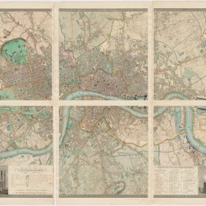 Map Of London From An Actual Survey Made In The Years 1824, 1825 & 1826