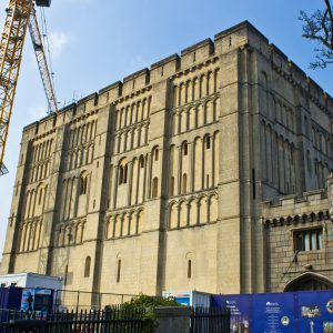 Castle Being Renovated