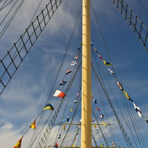 Mast And Flags