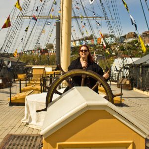 Heather At The Helm