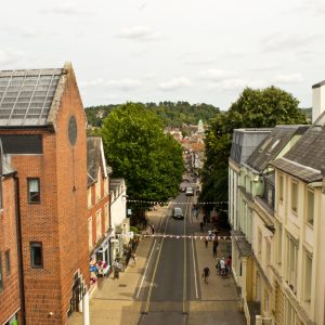 Looking Down The High Street
